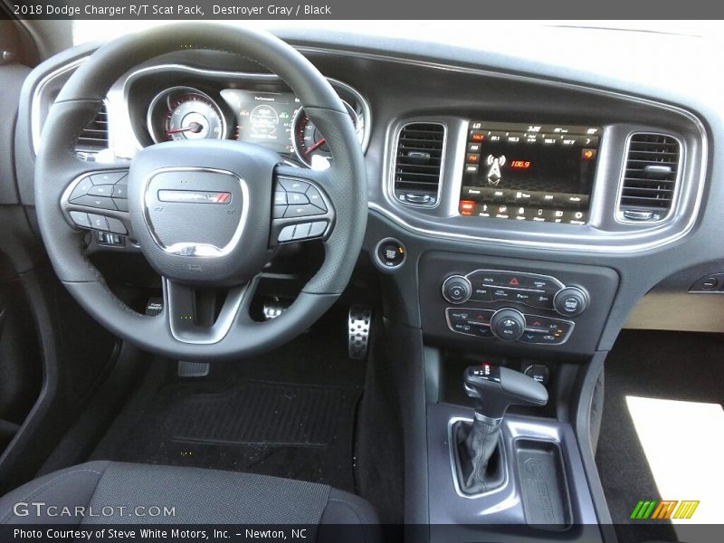 Destroyer Gray / Black 2018 Dodge Charger R/T Scat Pack