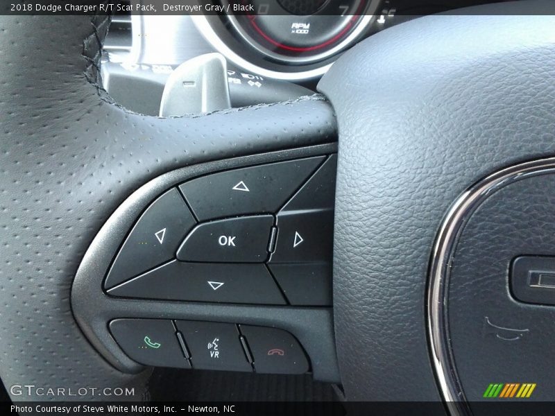 Destroyer Gray / Black 2018 Dodge Charger R/T Scat Pack