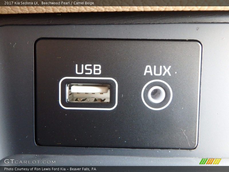 Beechwood Pearl / Camel Beige 2017 Kia Sedona LX