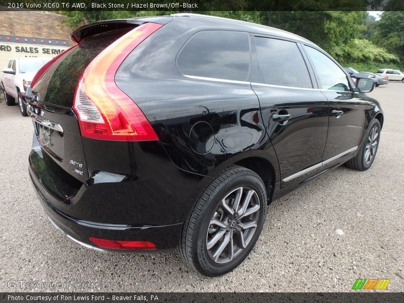 Black Stone / Hazel Brown/Off-Black 2016 Volvo XC60 T6 AWD