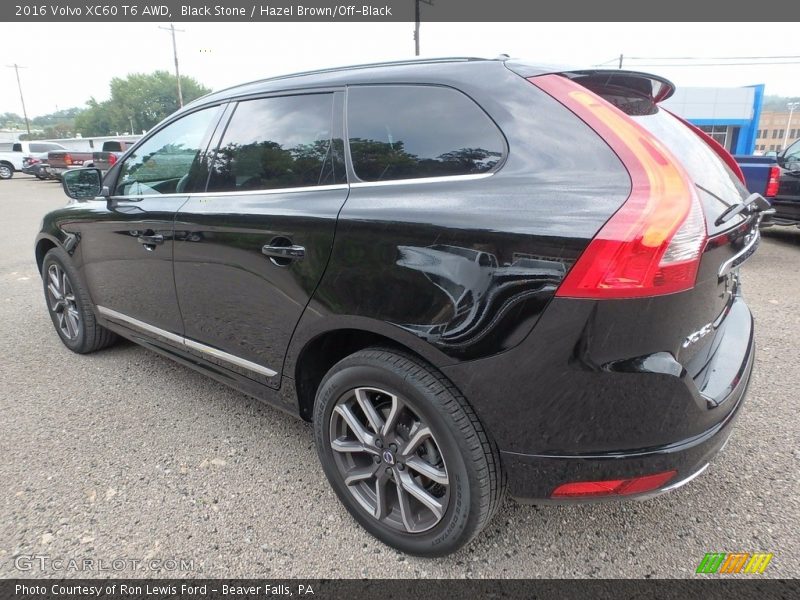 Black Stone / Hazel Brown/Off-Black 2016 Volvo XC60 T6 AWD