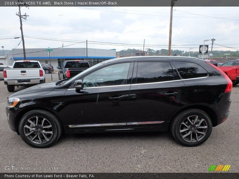 Black Stone / Hazel Brown/Off-Black 2016 Volvo XC60 T6 AWD