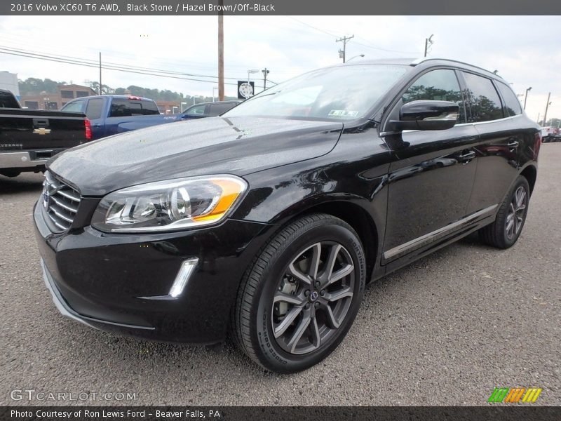 Black Stone / Hazel Brown/Off-Black 2016 Volvo XC60 T6 AWD