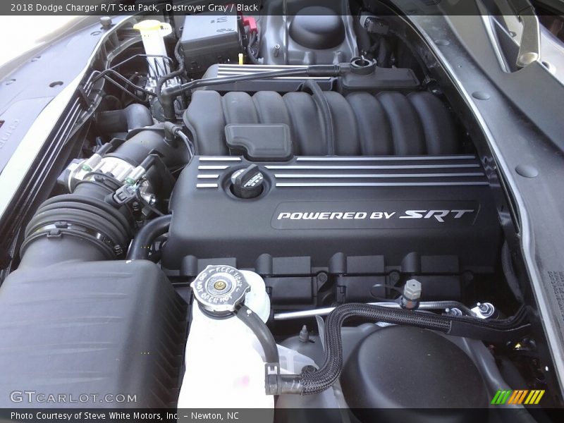 Destroyer Gray / Black 2018 Dodge Charger R/T Scat Pack