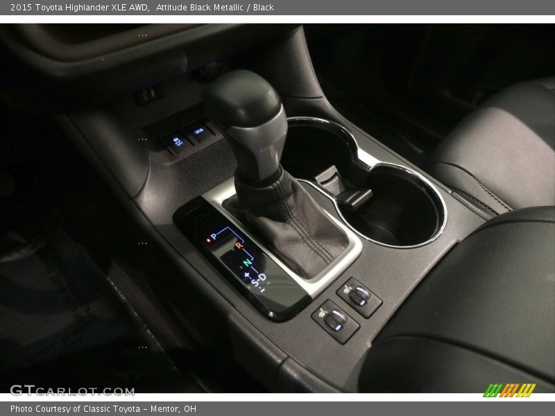 Attitude Black Metallic / Black 2015 Toyota Highlander XLE AWD