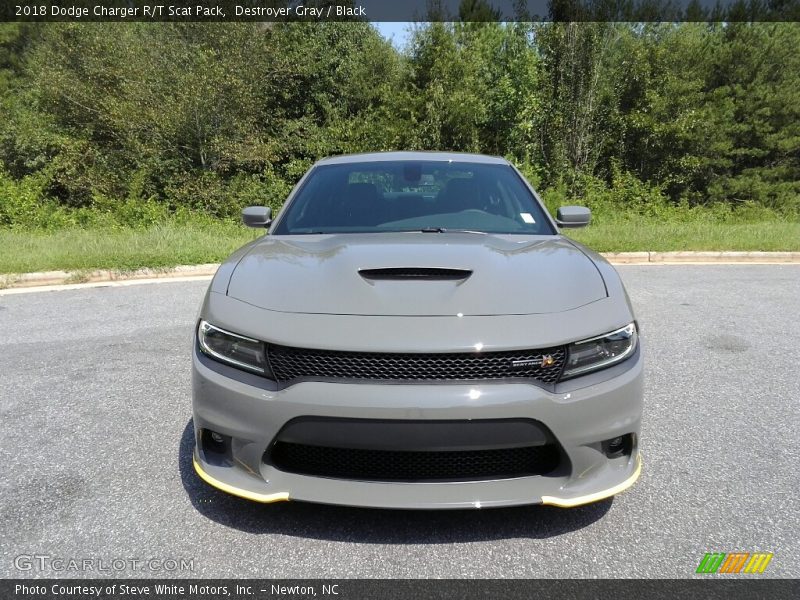 Destroyer Gray / Black 2018 Dodge Charger R/T Scat Pack