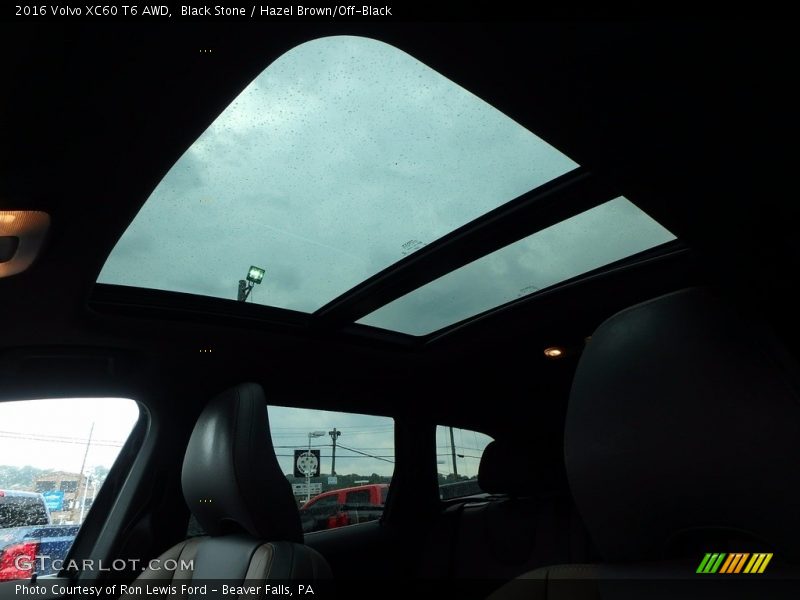 Black Stone / Hazel Brown/Off-Black 2016 Volvo XC60 T6 AWD