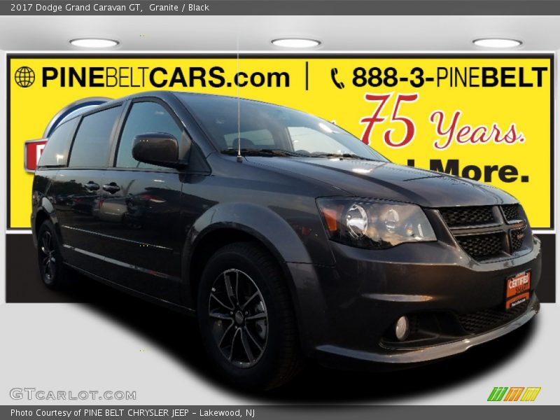 Granite / Black 2017 Dodge Grand Caravan GT