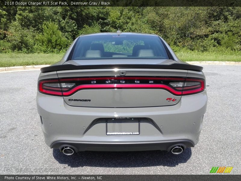 Destroyer Gray / Black 2018 Dodge Charger R/T Scat Pack