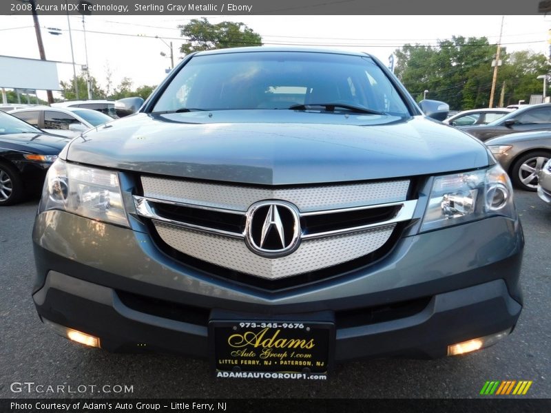 Sterling Gray Metallic / Ebony 2008 Acura MDX Technology