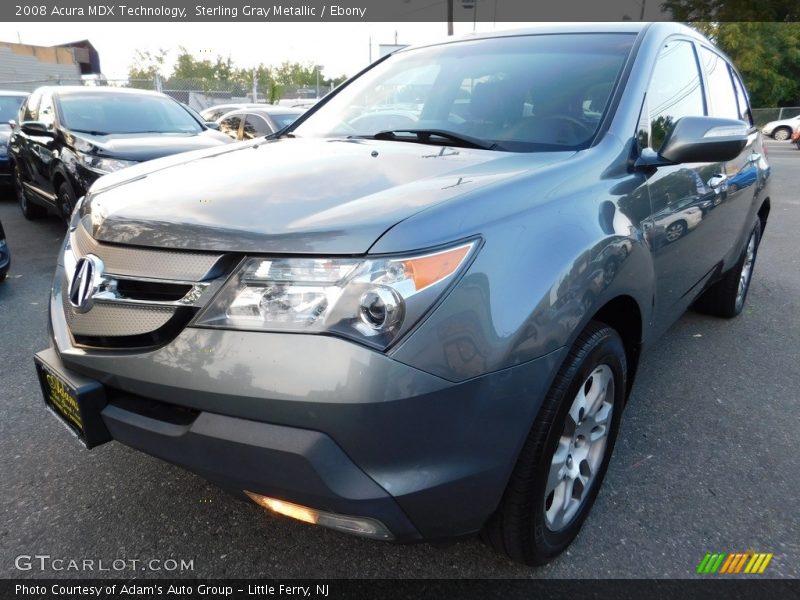 Sterling Gray Metallic / Ebony 2008 Acura MDX Technology