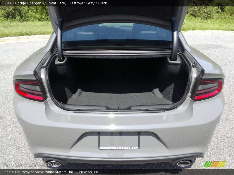 Destroyer Gray / Black 2018 Dodge Charger R/T Scat Pack