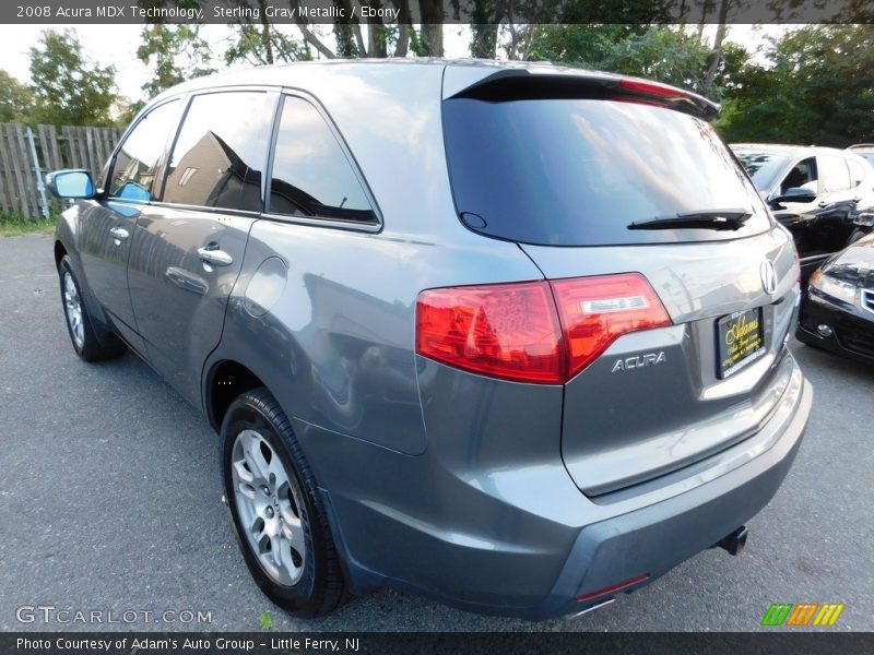 Sterling Gray Metallic / Ebony 2008 Acura MDX Technology