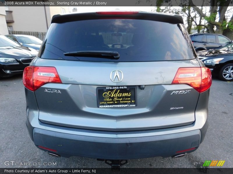Sterling Gray Metallic / Ebony 2008 Acura MDX Technology