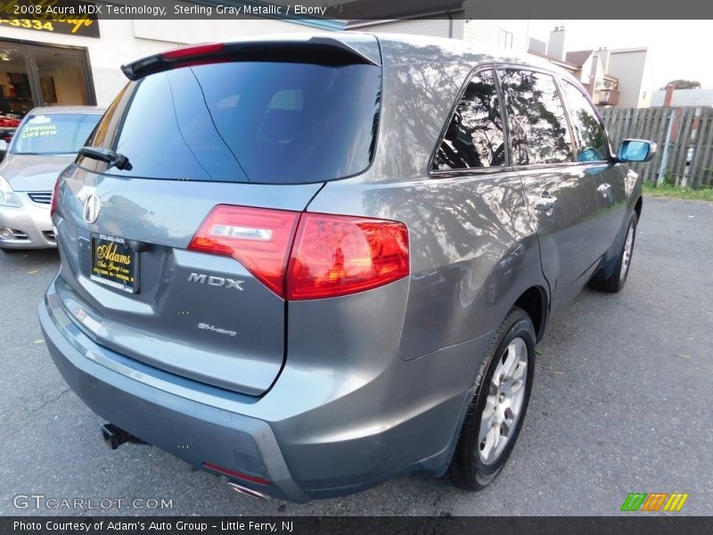 Sterling Gray Metallic / Ebony 2008 Acura MDX Technology
