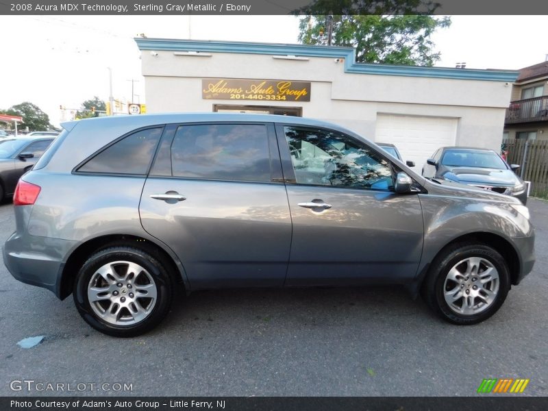 Sterling Gray Metallic / Ebony 2008 Acura MDX Technology
