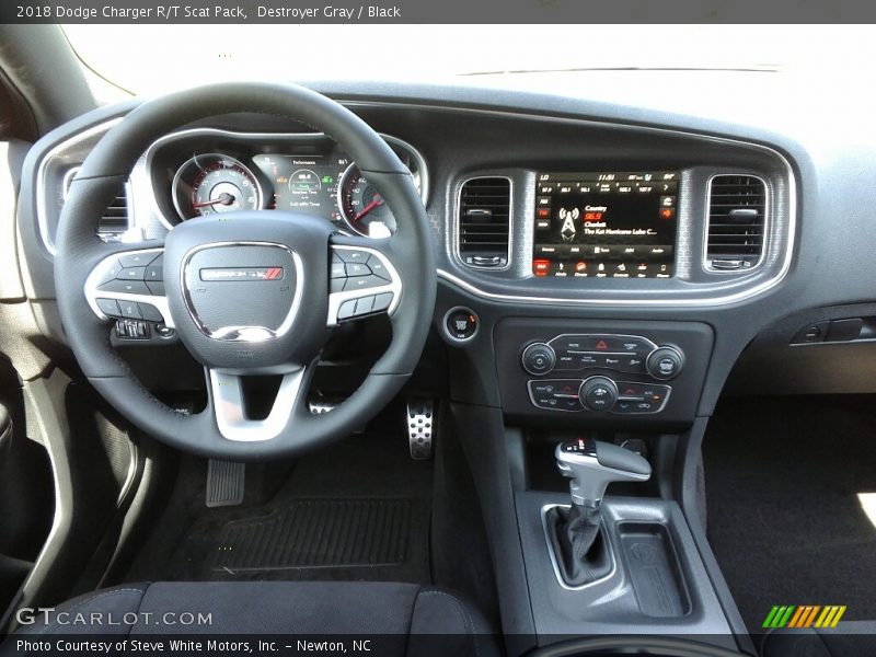 Destroyer Gray / Black 2018 Dodge Charger R/T Scat Pack