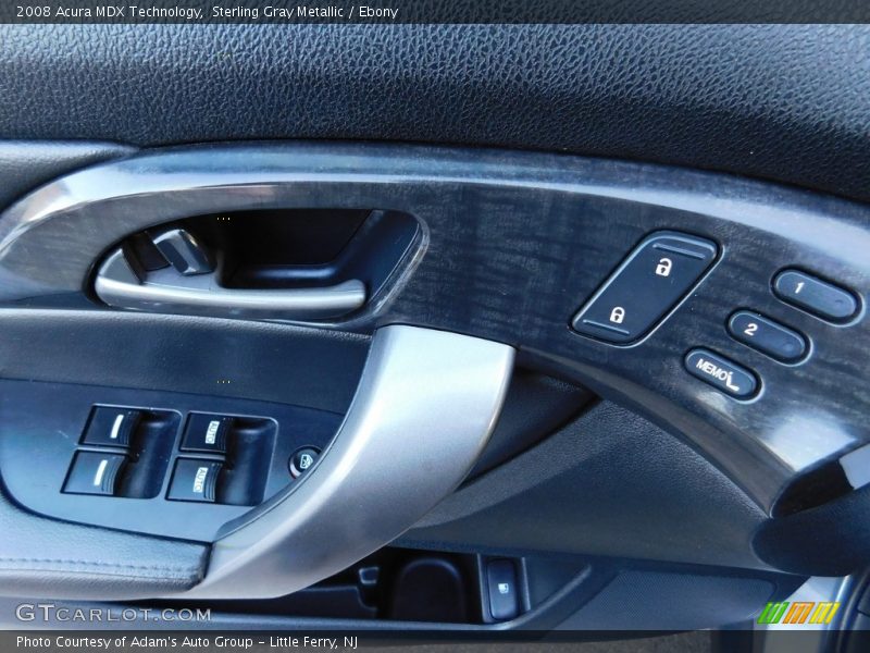 Sterling Gray Metallic / Ebony 2008 Acura MDX Technology