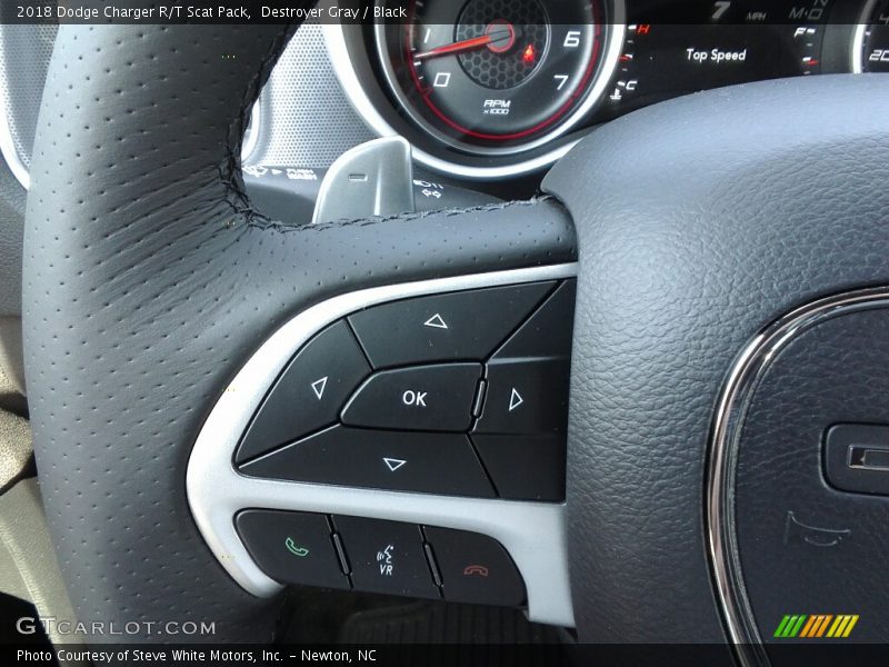 Destroyer Gray / Black 2018 Dodge Charger R/T Scat Pack