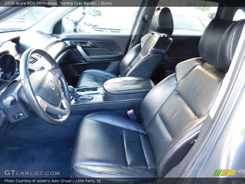 Sterling Gray Metallic / Ebony 2008 Acura MDX Technology