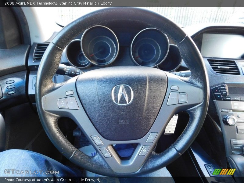 Sterling Gray Metallic / Ebony 2008 Acura MDX Technology