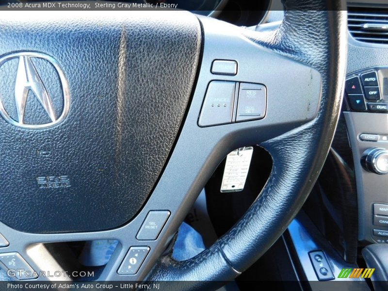 Sterling Gray Metallic / Ebony 2008 Acura MDX Technology