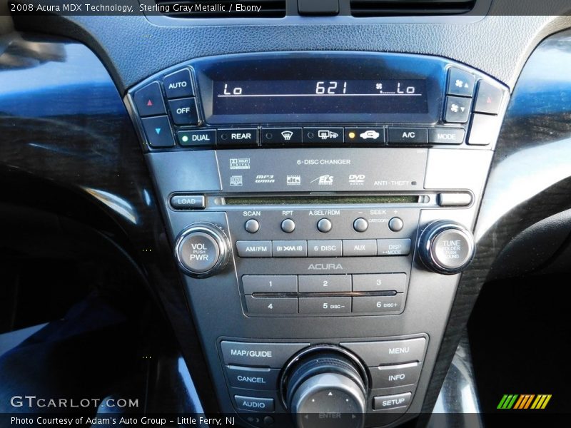 Sterling Gray Metallic / Ebony 2008 Acura MDX Technology