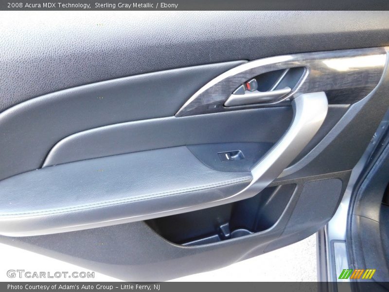 Sterling Gray Metallic / Ebony 2008 Acura MDX Technology