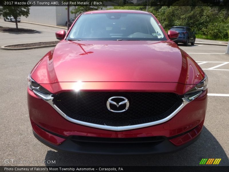 Soul Red Metallic / Black 2017 Mazda CX-5 Touring AWD