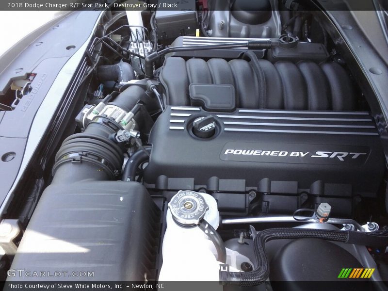 Destroyer Gray / Black 2018 Dodge Charger R/T Scat Pack