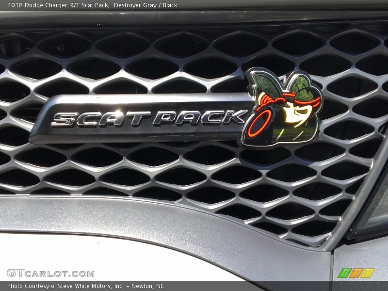 Destroyer Gray / Black 2018 Dodge Charger R/T Scat Pack