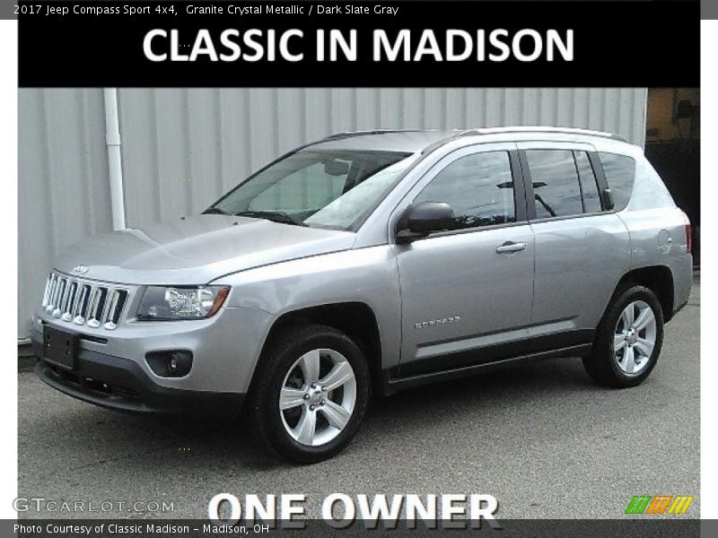 Granite Crystal Metallic / Dark Slate Gray 2017 Jeep Compass Sport 4x4