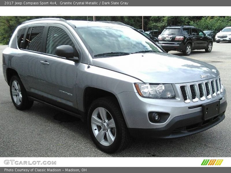 Granite Crystal Metallic / Dark Slate Gray 2017 Jeep Compass Sport 4x4