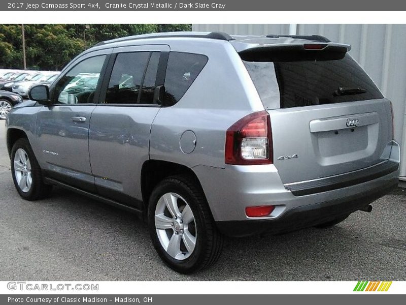 Granite Crystal Metallic / Dark Slate Gray 2017 Jeep Compass Sport 4x4