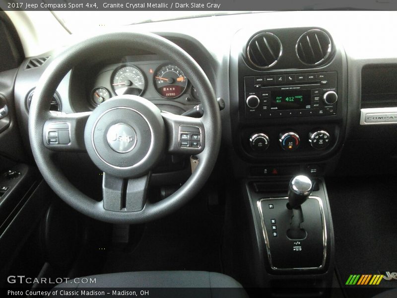 Granite Crystal Metallic / Dark Slate Gray 2017 Jeep Compass Sport 4x4