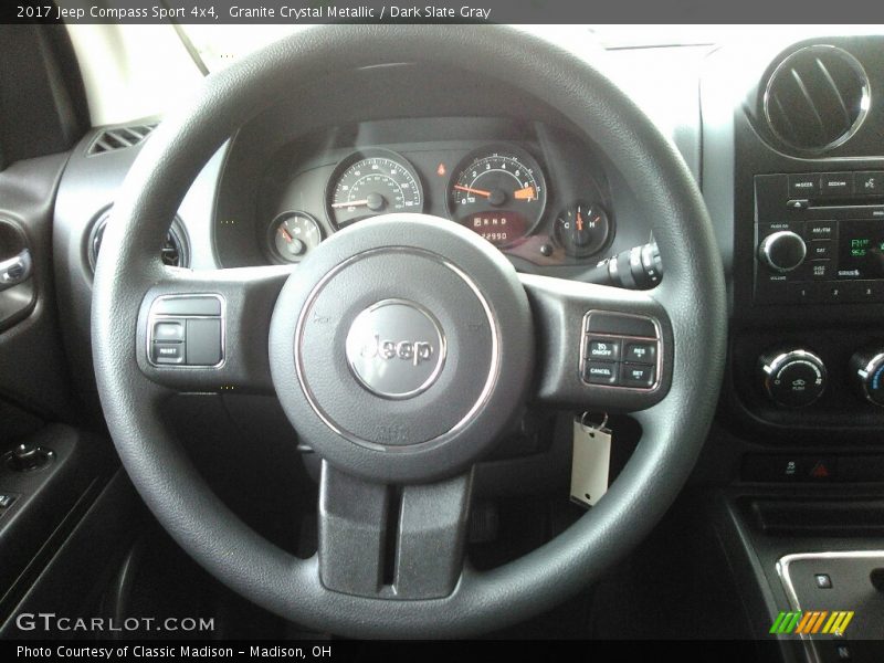 Granite Crystal Metallic / Dark Slate Gray 2017 Jeep Compass Sport 4x4
