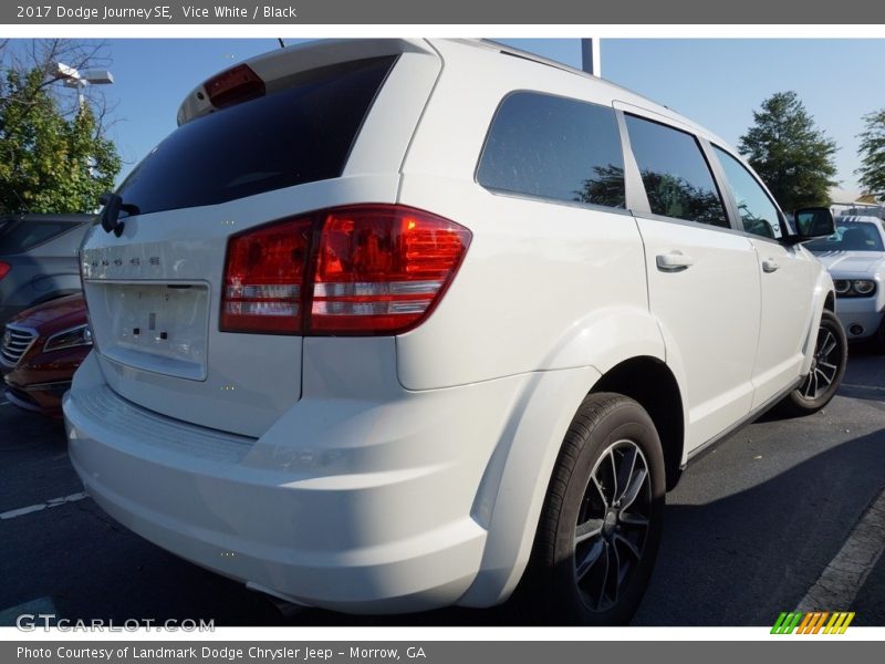 Vice White / Black 2017 Dodge Journey SE
