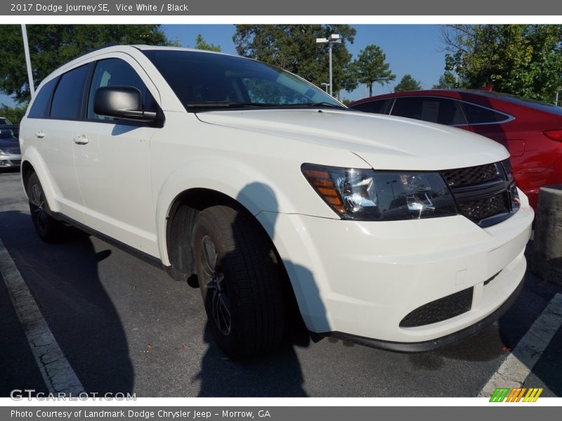 Vice White / Black 2017 Dodge Journey SE
