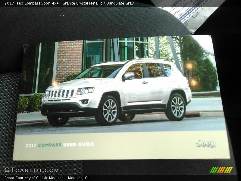 Granite Crystal Metallic / Dark Slate Gray 2017 Jeep Compass Sport 4x4