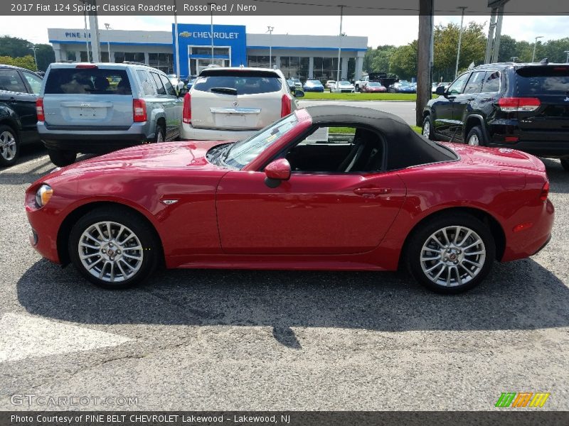 Rosso Red / Nero 2017 Fiat 124 Spider Classica Roadster