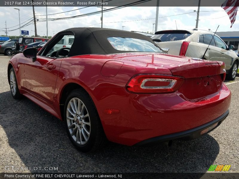 Rosso Red / Nero 2017 Fiat 124 Spider Classica Roadster