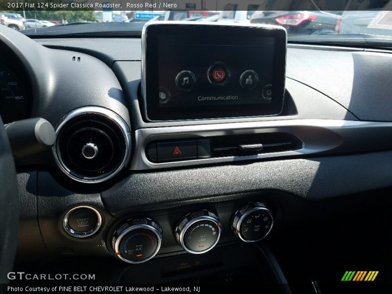 Rosso Red / Nero 2017 Fiat 124 Spider Classica Roadster