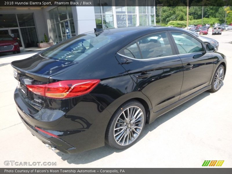 Phantom Black / Black 2018 Hyundai Elantra Sport