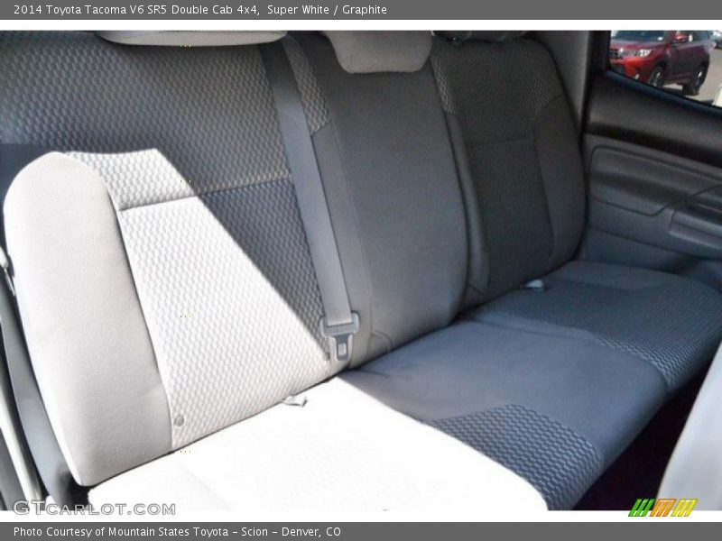 Super White / Graphite 2014 Toyota Tacoma V6 SR5 Double Cab 4x4