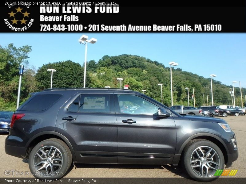 Smoked Quartz / Ebony Black 2017 Ford Explorer Sport 4WD