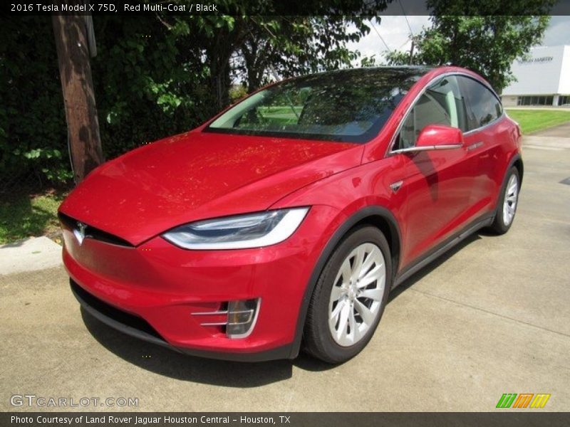 Front 3/4 View of 2016 Model X 75D