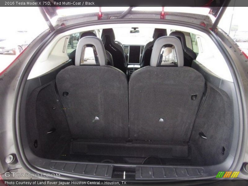  2016 Model X 75D Trunk