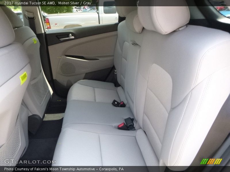 Molten Silver / Gray 2017 Hyundai Tucson SE AWD