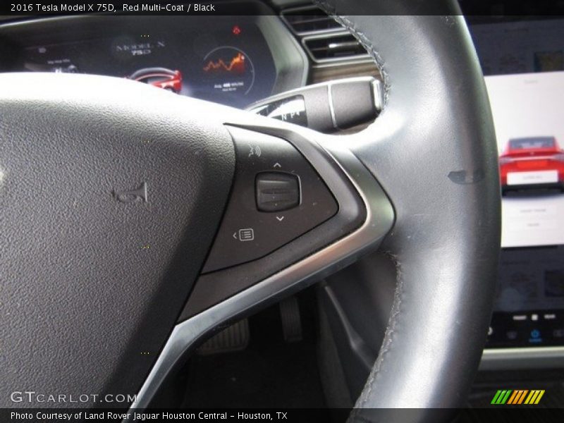 Controls of 2016 Model X 75D