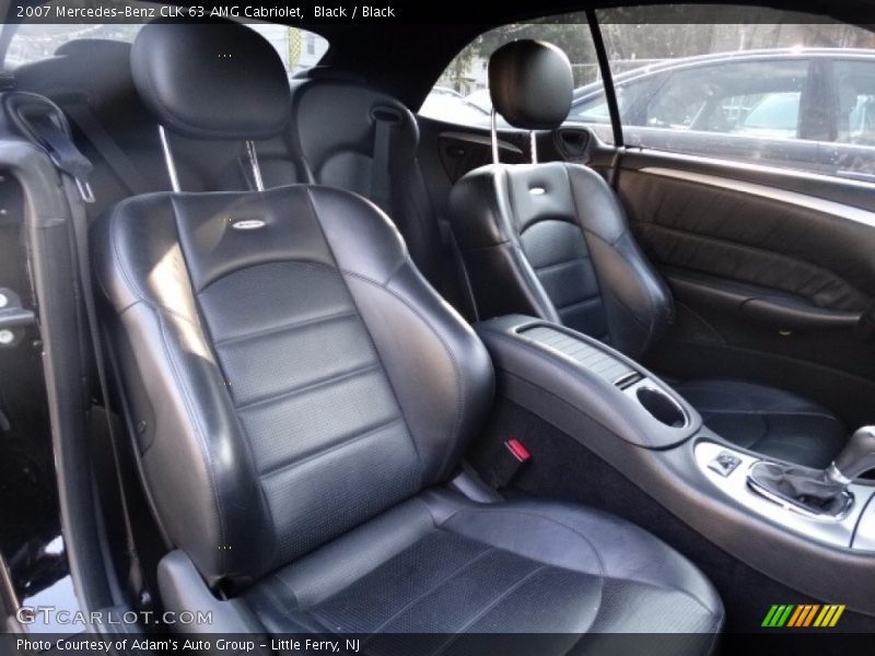 Black / Black 2007 Mercedes-Benz CLK 63 AMG Cabriolet